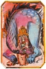 Иллюстрации к сборнику чешских сказок «Бесстрашный Микеш» 1987 г. (литография, акварель)