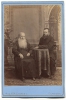 Архимандрит Александр с сыном Яковом Ивановичем Алфионовым. 1888 г. 11 х 16,7 см