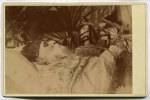 Архимандрит Александр в гробу. Май 1889 г. 16,7 х 10,8 см