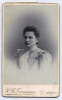 Мария Образцова, выпускница епархиального училища. 21 мая 1900 г. 6,4 х 10,4 см