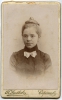 Лидия Ивановна Орлова, дочь Анны Аркадьевны. 1890-е гг. 6,7 х 10,6 см