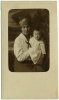 Клавдия Михайловна Воронцова с сыном. Август 1917 г. 8 х 13,8 см