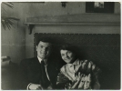 Юрий Константинович с матерью Анной Ивановной. Фото нач. 1940-х гг. 12,1 х 9 см